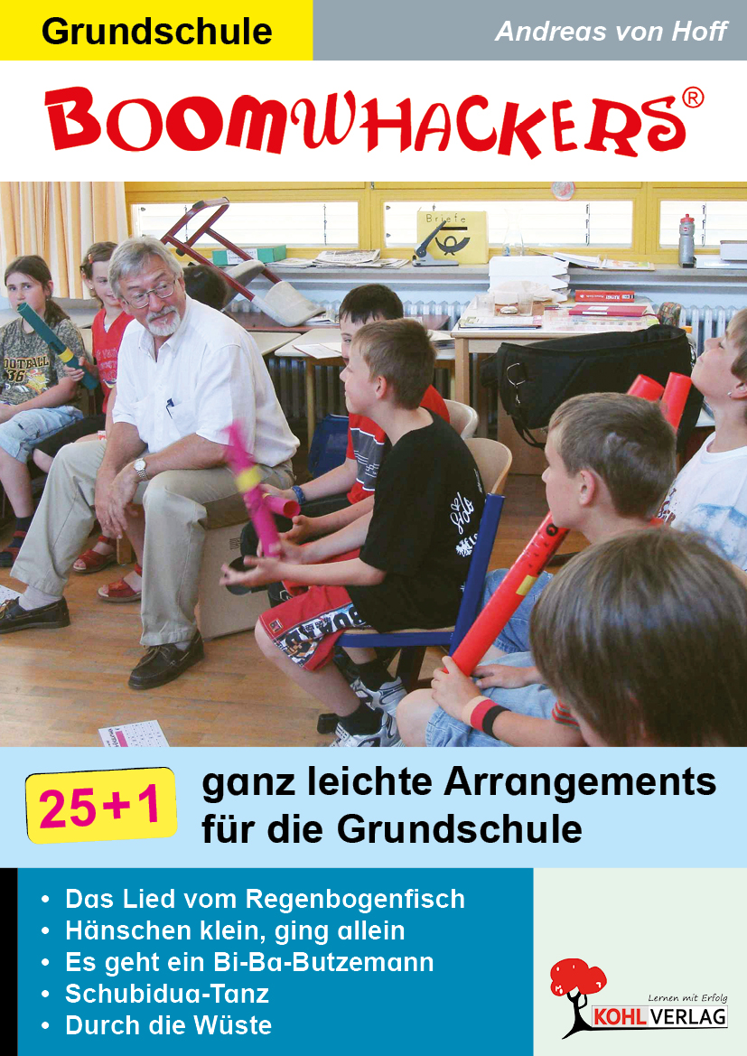 Boomwhackers - 25 + 1 ganz leichte Arrangements für die Grundschule