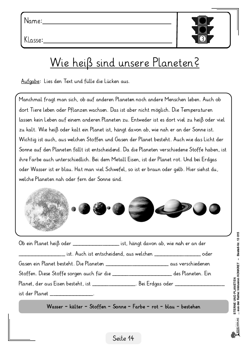 Sterne und Planeten