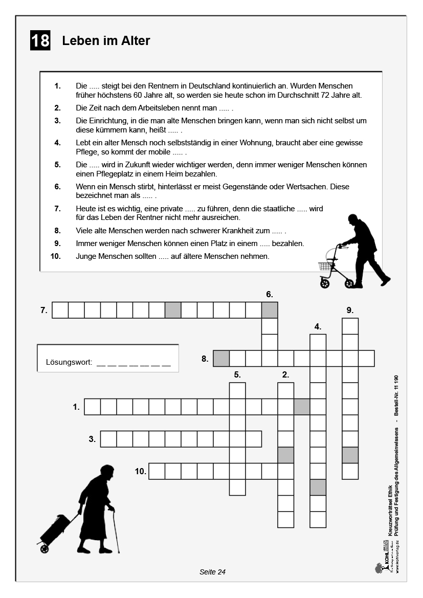 Kreuzworträtsel Ethik