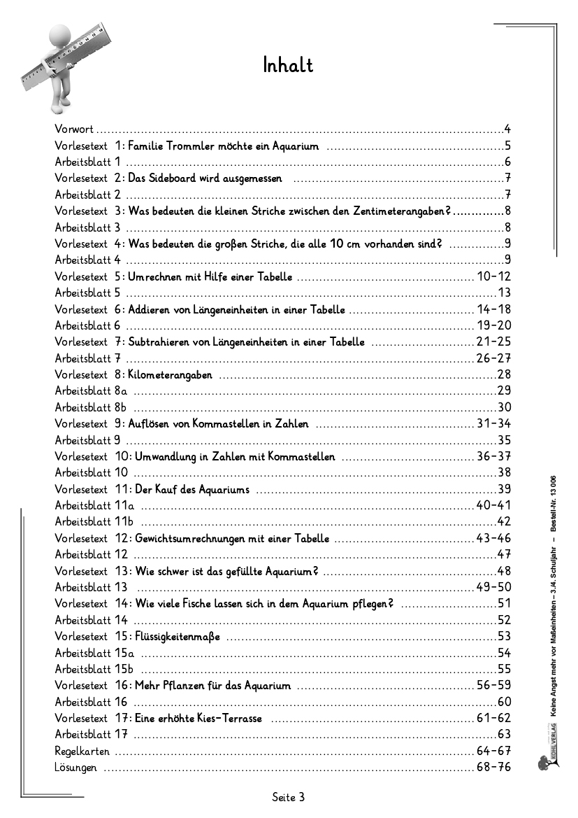 Keine Angst mehr vor Maßeinheiten