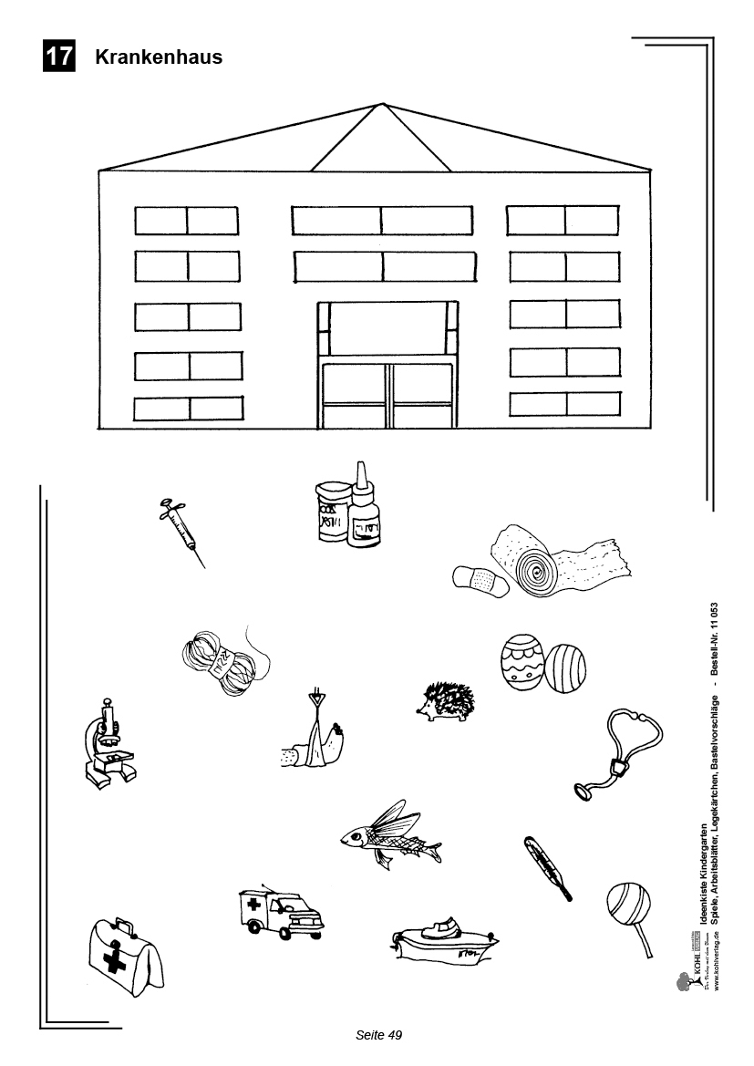 Ideenkiste Kindergarten - Spiele, Arbeitsblätter, Legekärtchen, Bastelvorschläge