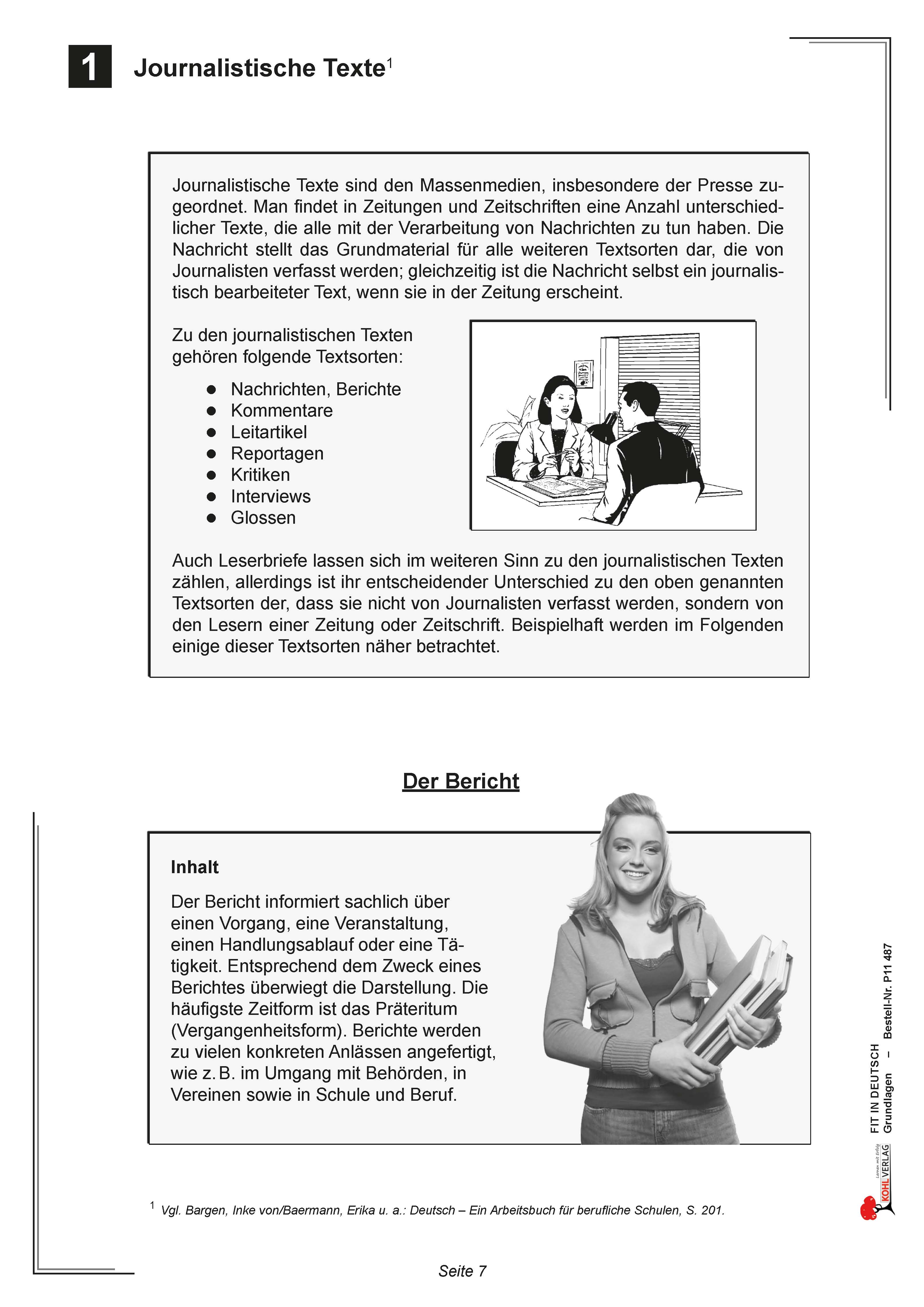Fit in Deutsch - Grundlagen: Journalistische Texte Fit in Deutsch - Grundlagen: Journalistische Texte
