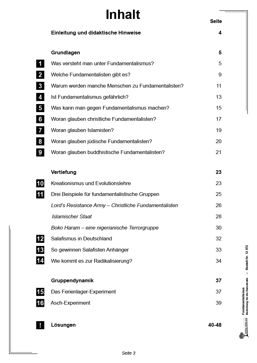 Fundamentalismus  -  Bedrohung für die Demokratie?