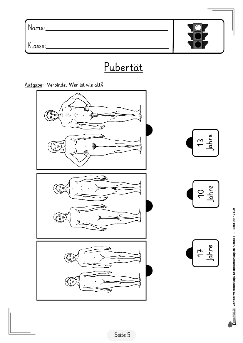 Zeit der Veränderung / Sexualerziehung ab Klasse 6
