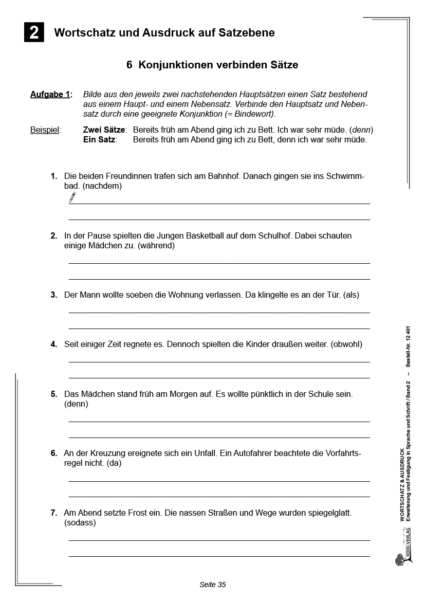 Wortschatz & Ausdruck II