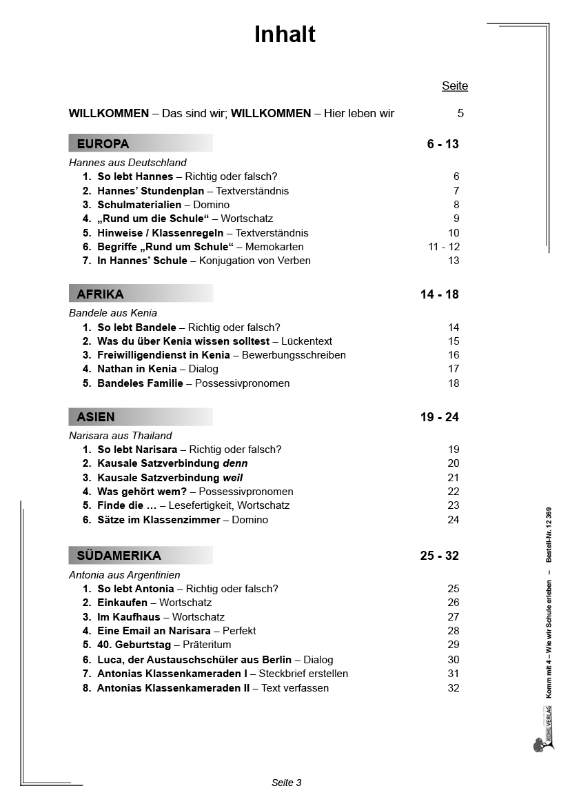 Komm mit! - Sprachmaterial für DaZ-Kinder IV