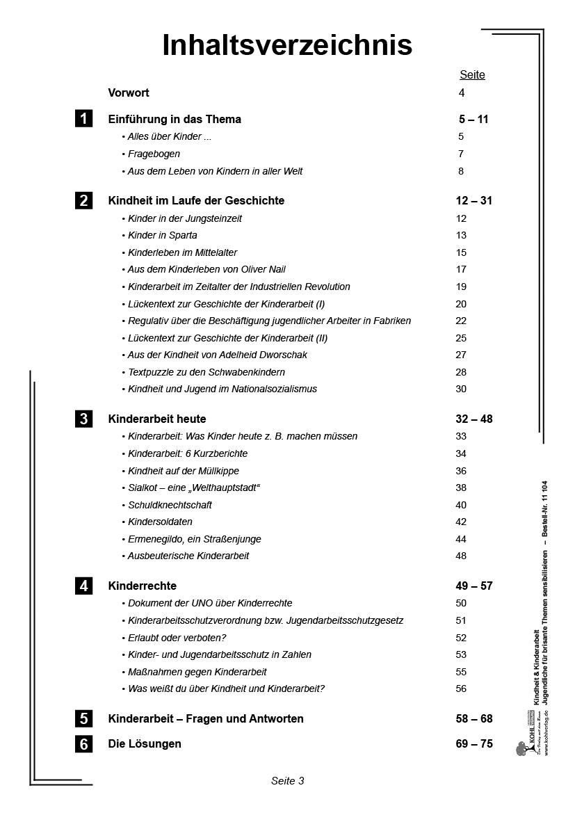 Kindheit & Kinderarbeit