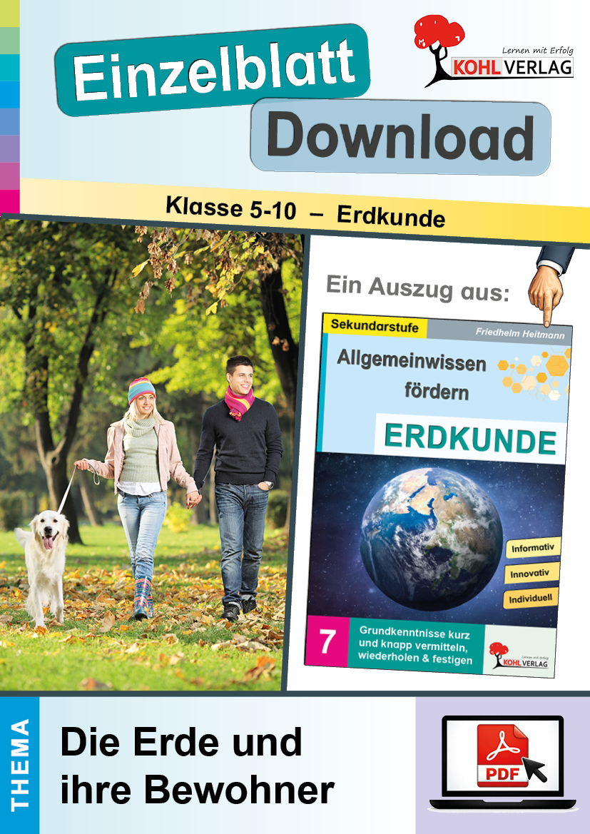 Allgemeinwissen fördern ERDKUNDE / Die Erde und ihre Bewohner