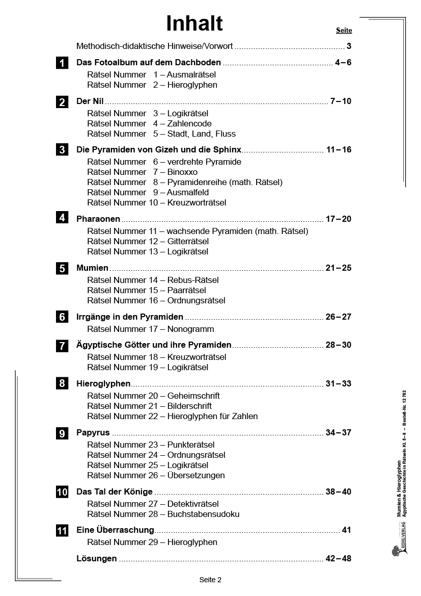 Mumien & Hieroglyphen / Klasse 5-6