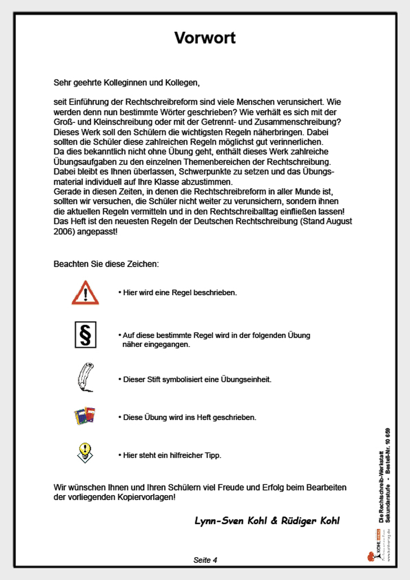 Lern- & Übungswerkstatt Rechtschreibung