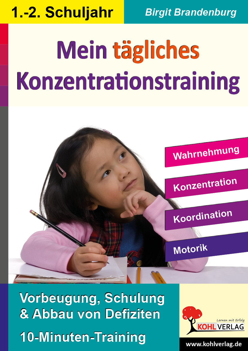 Mein tägliches Konzentrationstraining / 1.-2. Schuljahr