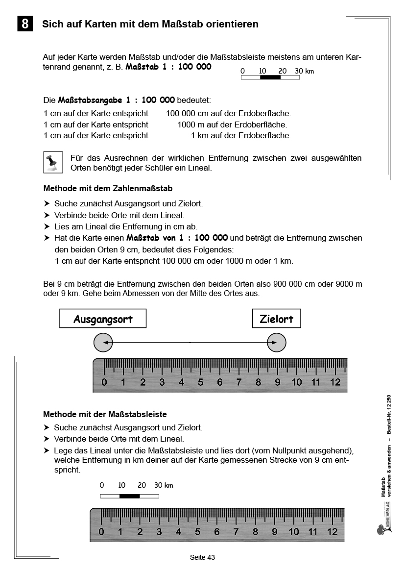 Maßstab verstehen & anwenden