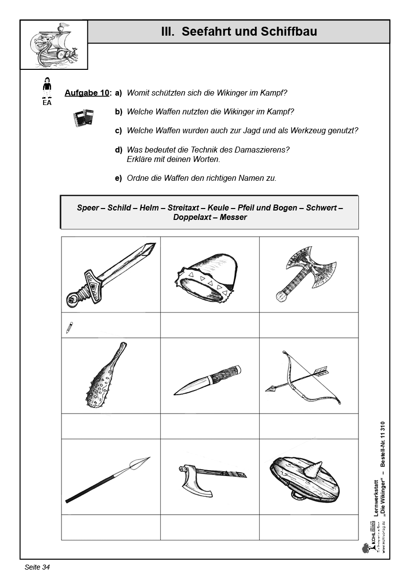 Lernwerkstatt Die Wikinger