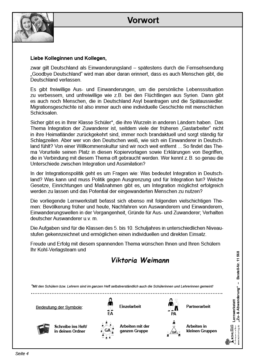 Lernwerkstatt Zu- & Abwanderung Lernwerkstatt Zu- & Abwanderung