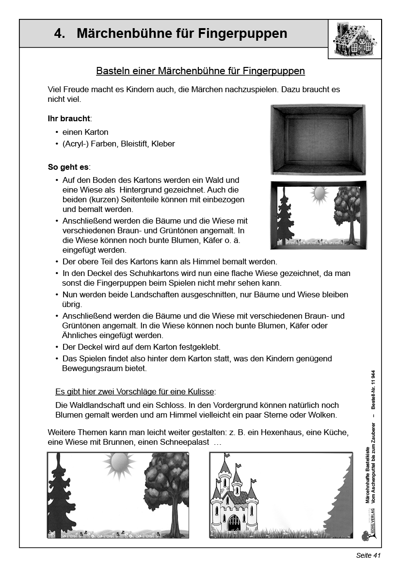 Märchenhafte Bastelkiste