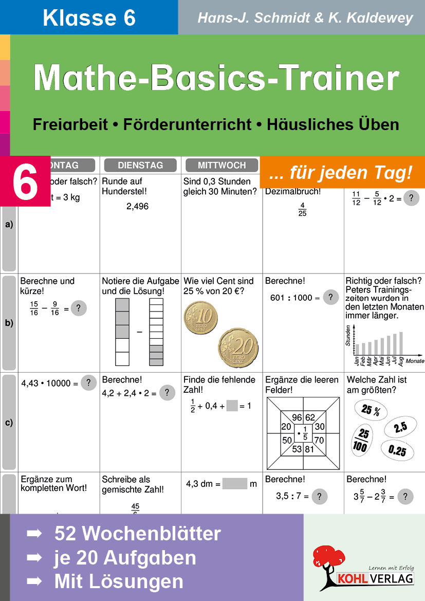 Mathe-Basics-Trainer / Klasse 6