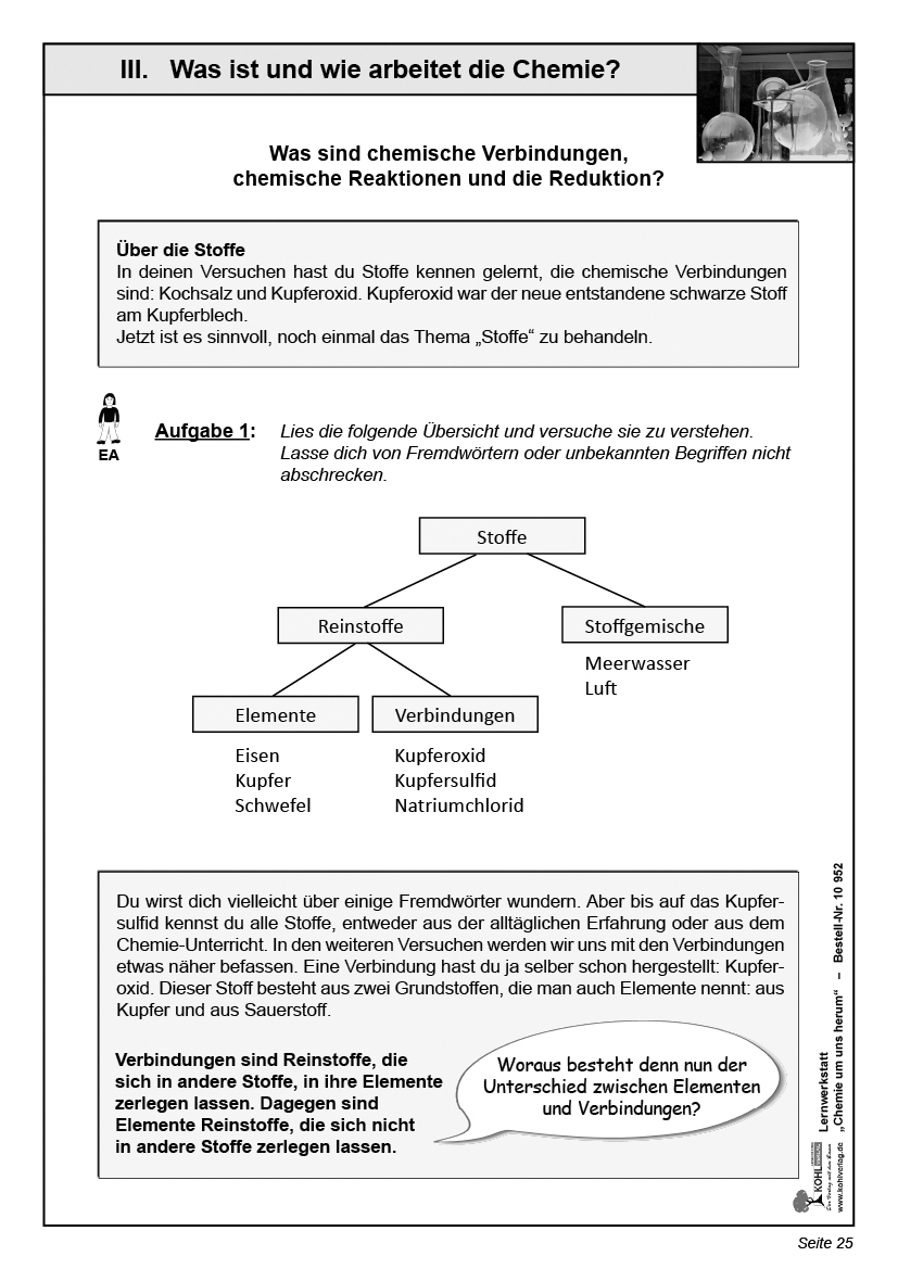 Lernwerkstatt Chemie um uns herum