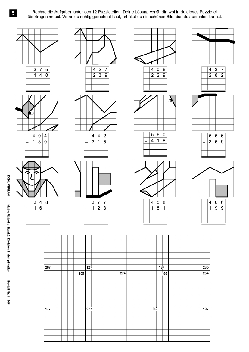 Mathe-Puzzle ... für zwischendurch / Band 1: Addition & Subtraktion
