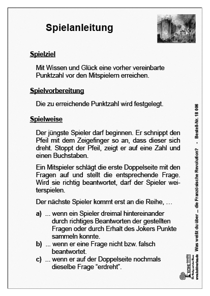 Was weißt du über ... die Französische Revolution? Was weißt du über ... die Französische Revolution?