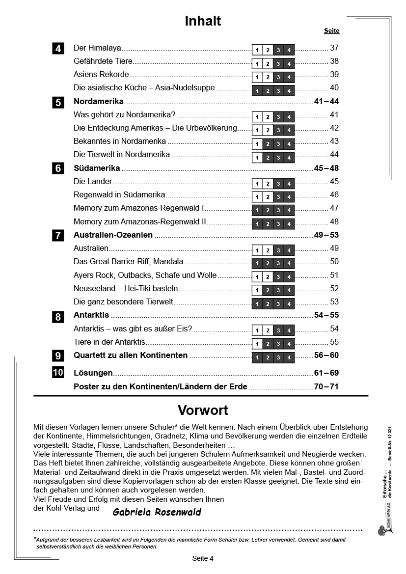 Erforsche ... die Kontinente