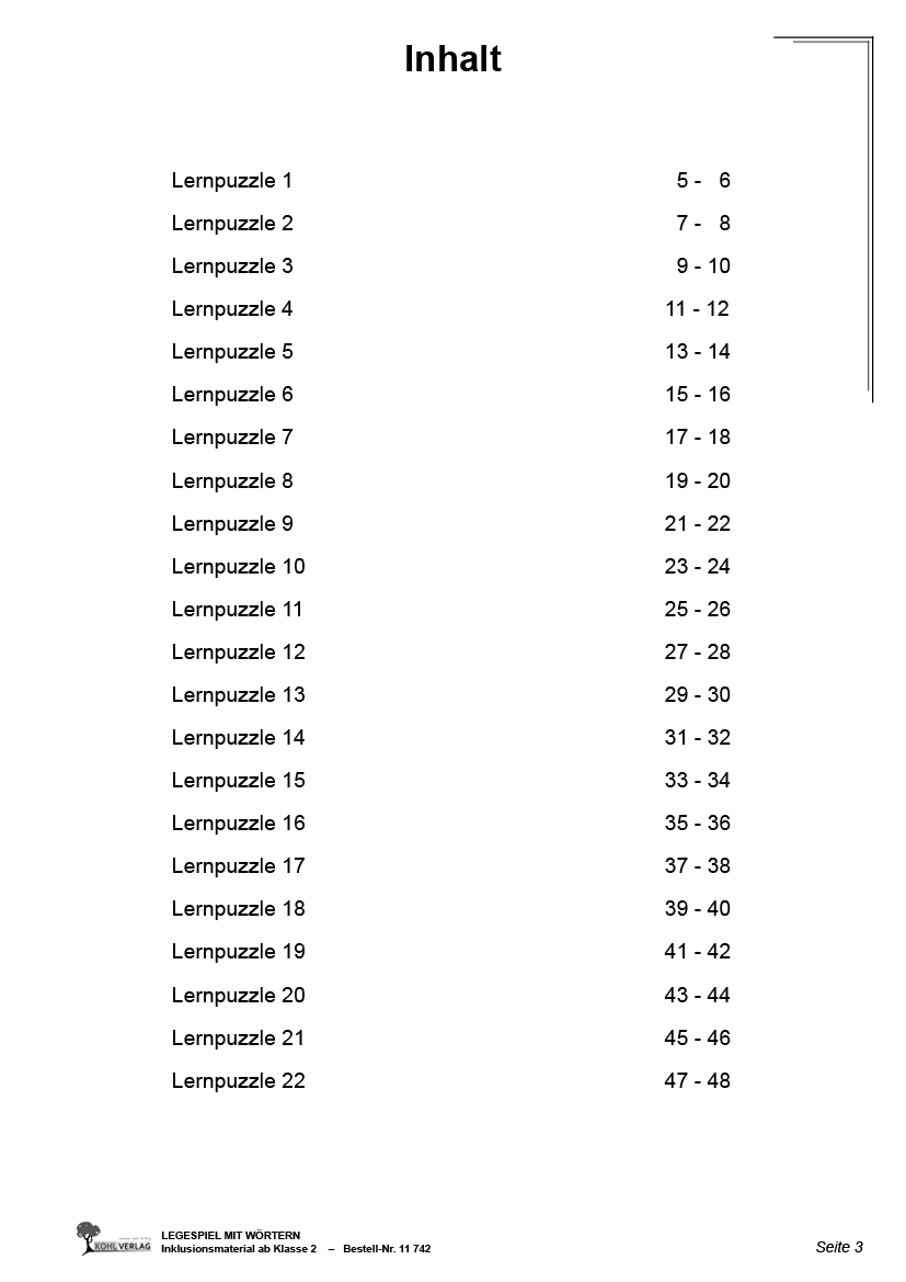 Sinnerfassendes Lesen mit Lernpuzzlen