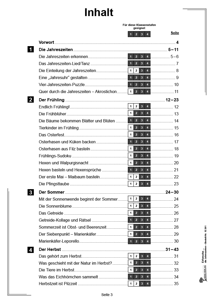 Erforsche ... die Jahreszeiten Erforsche ... die Jahreszeiten