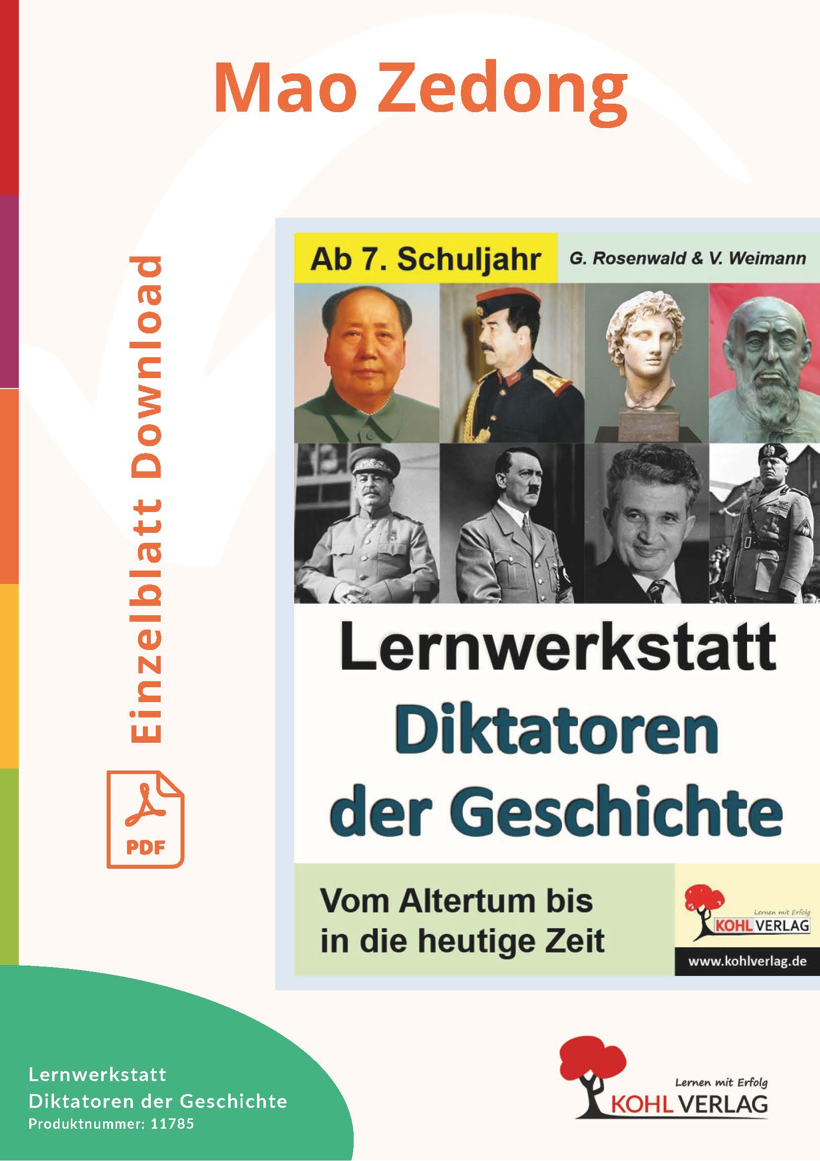 Lernwerkstatt Diktatoren der Geschichte: Mao Zedong