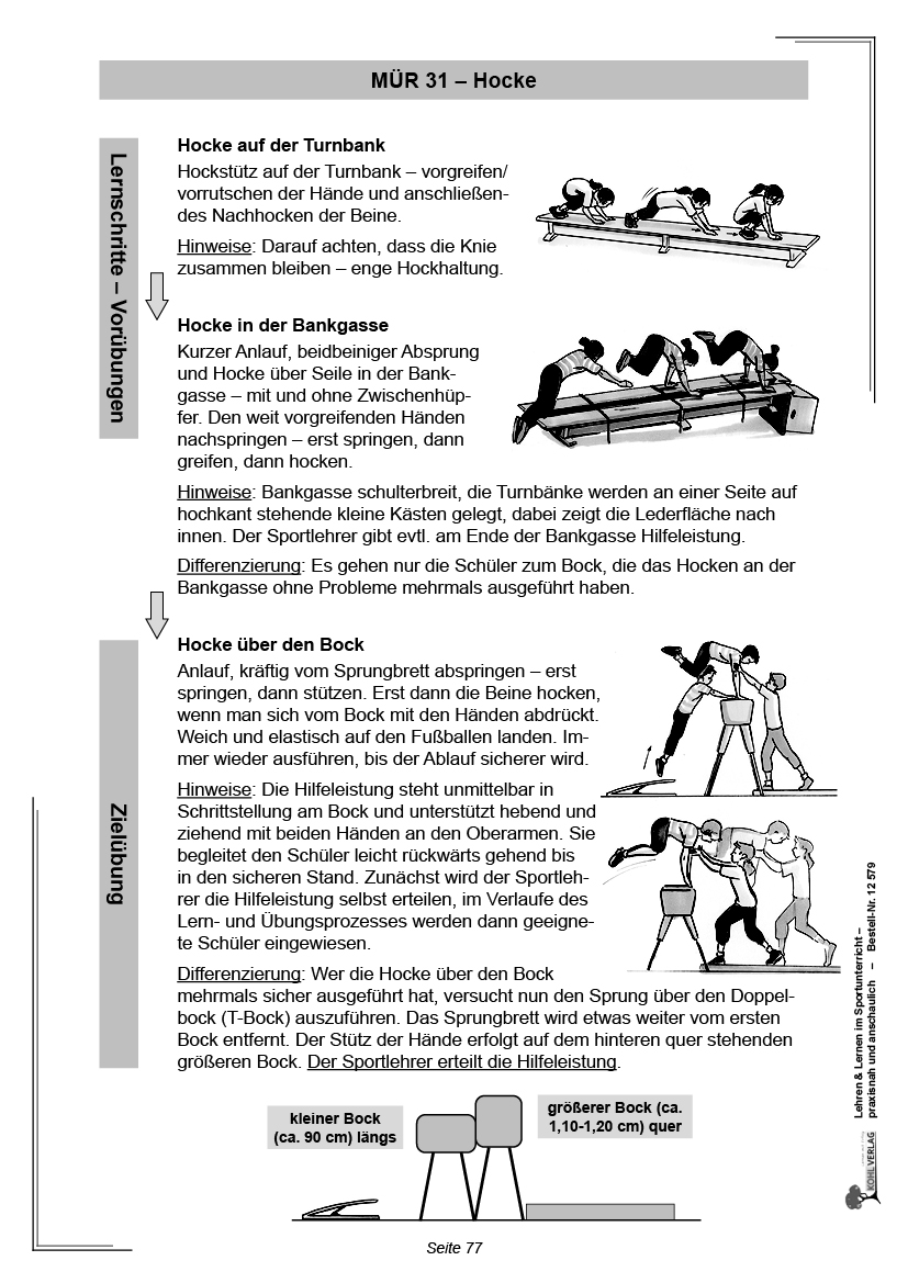 Lehren & Lernen im Sportunterricht