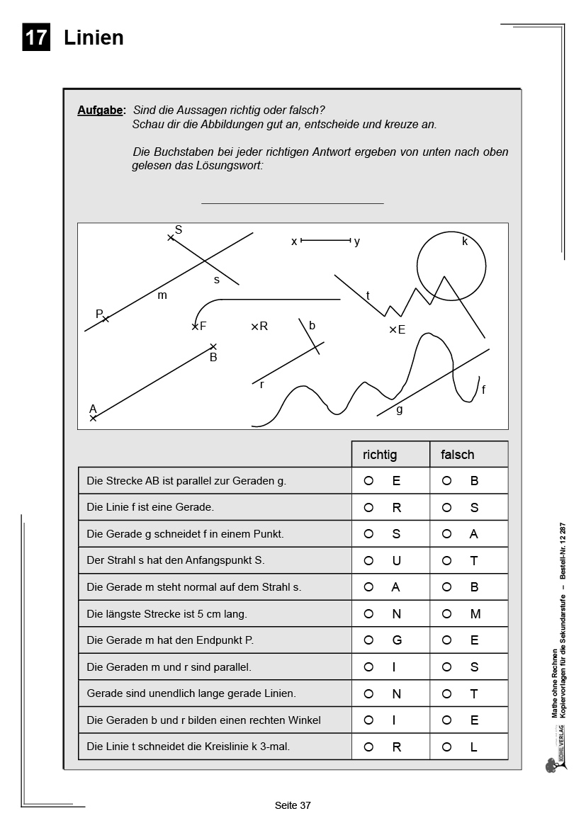 Mathe ohne Rechnen