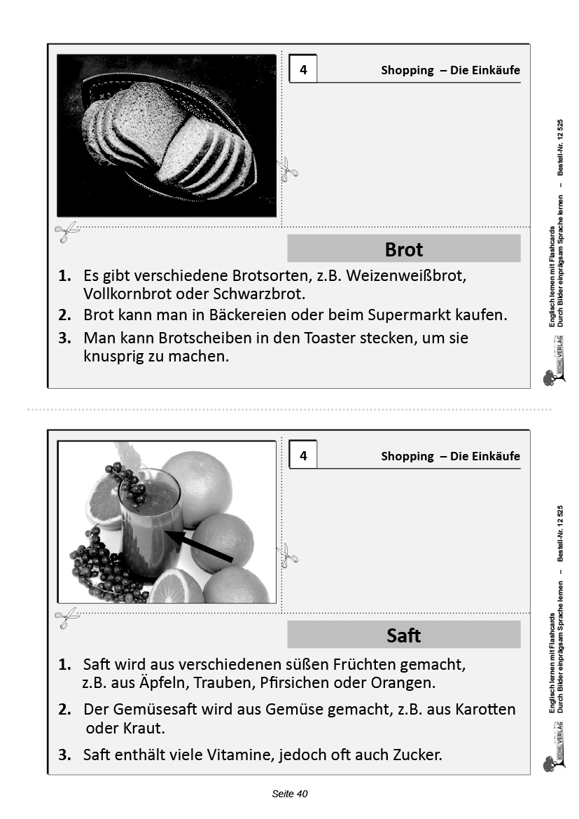 Englisch lernen mit Flashcards