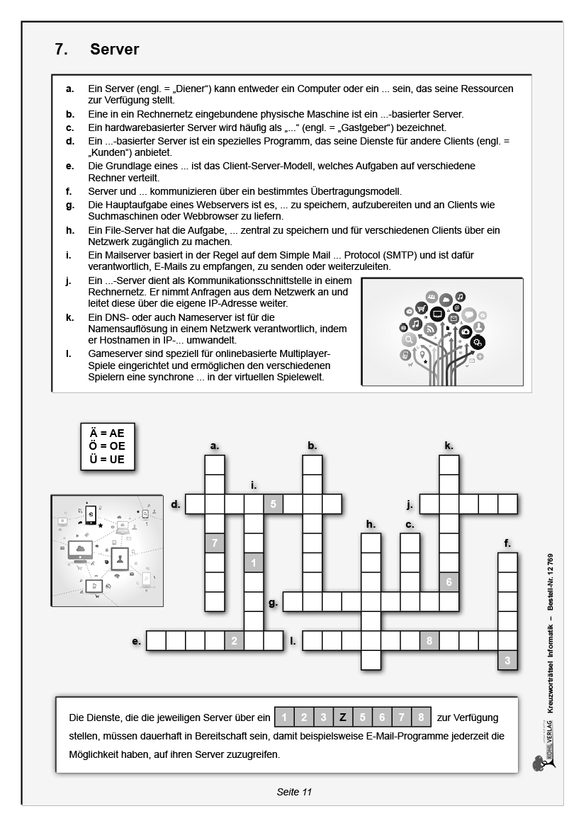 Kreuzworträtsel Informatik