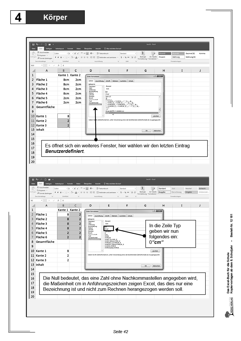 Das Excel-Buch für die Schule