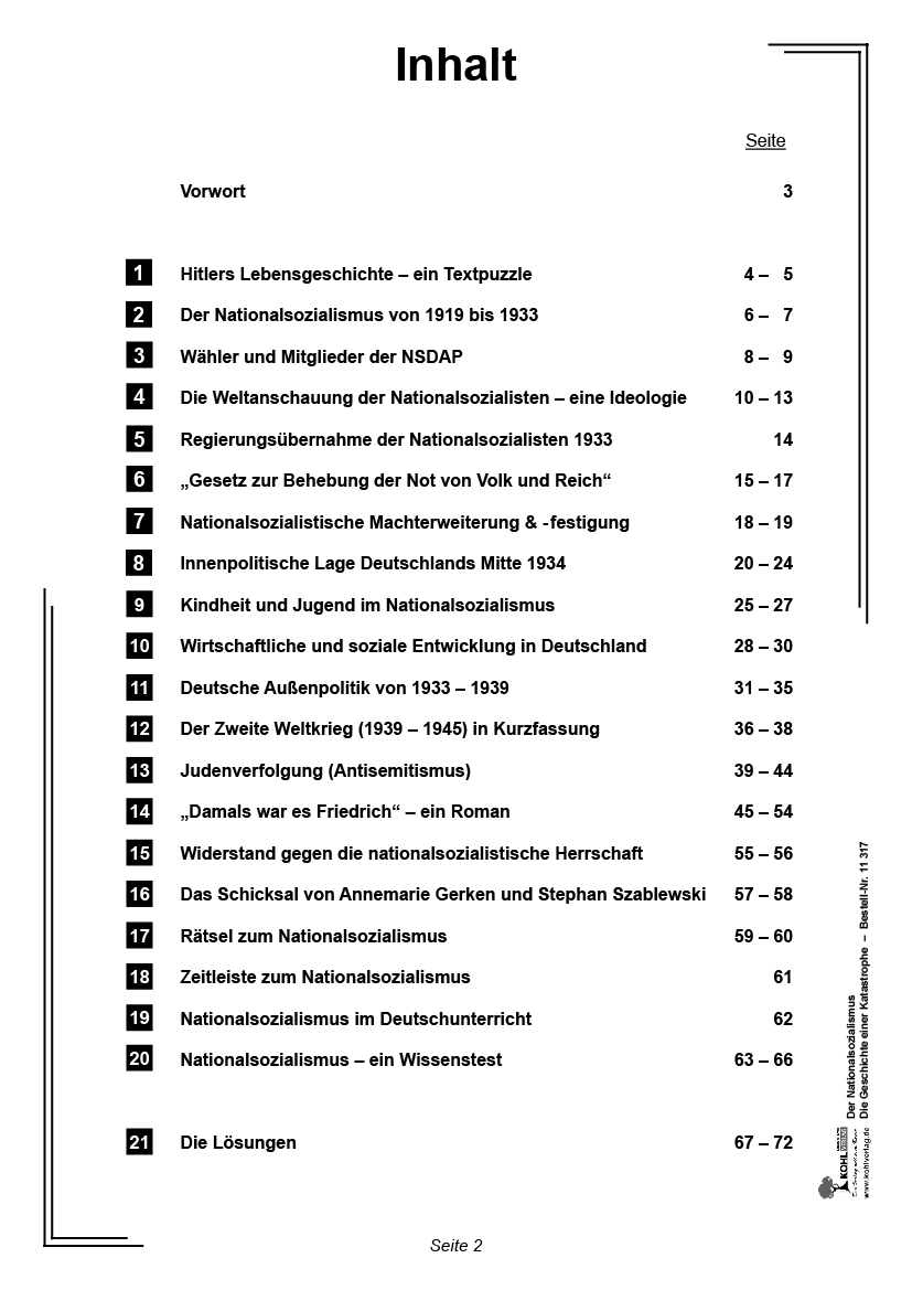 Der Nationalsozialismus