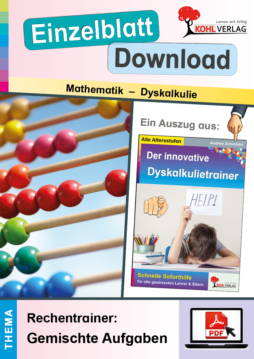 Der innovative Dyskalkulietrainer / Gemischte Aufgaben