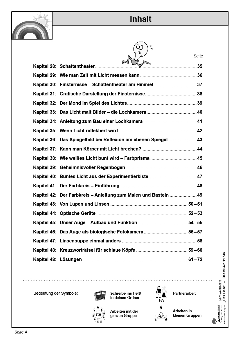 Lernwerkstatt Das Licht