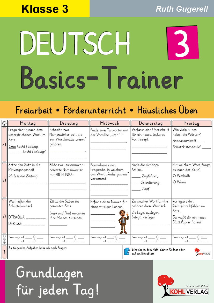 Deutsch-Basics-Trainer / Klasse 3