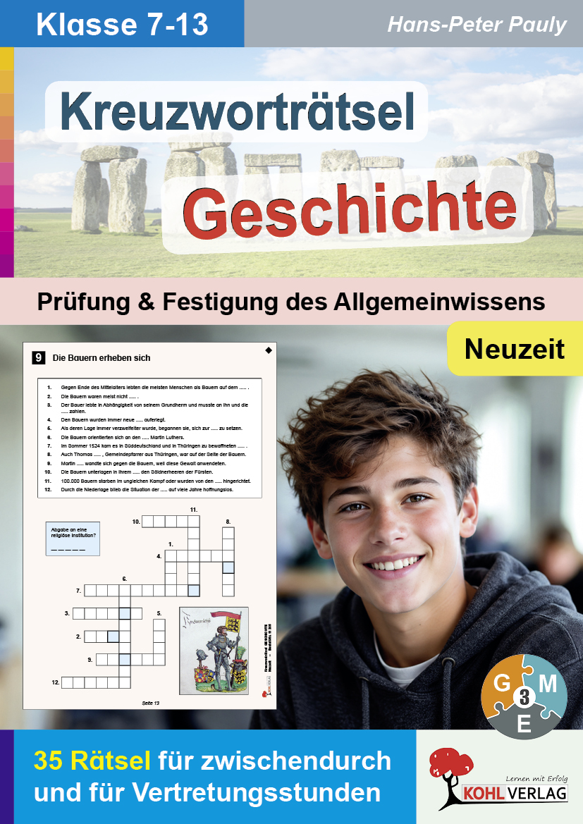 Kreuzworträtsel Geschichte / Neuzeit