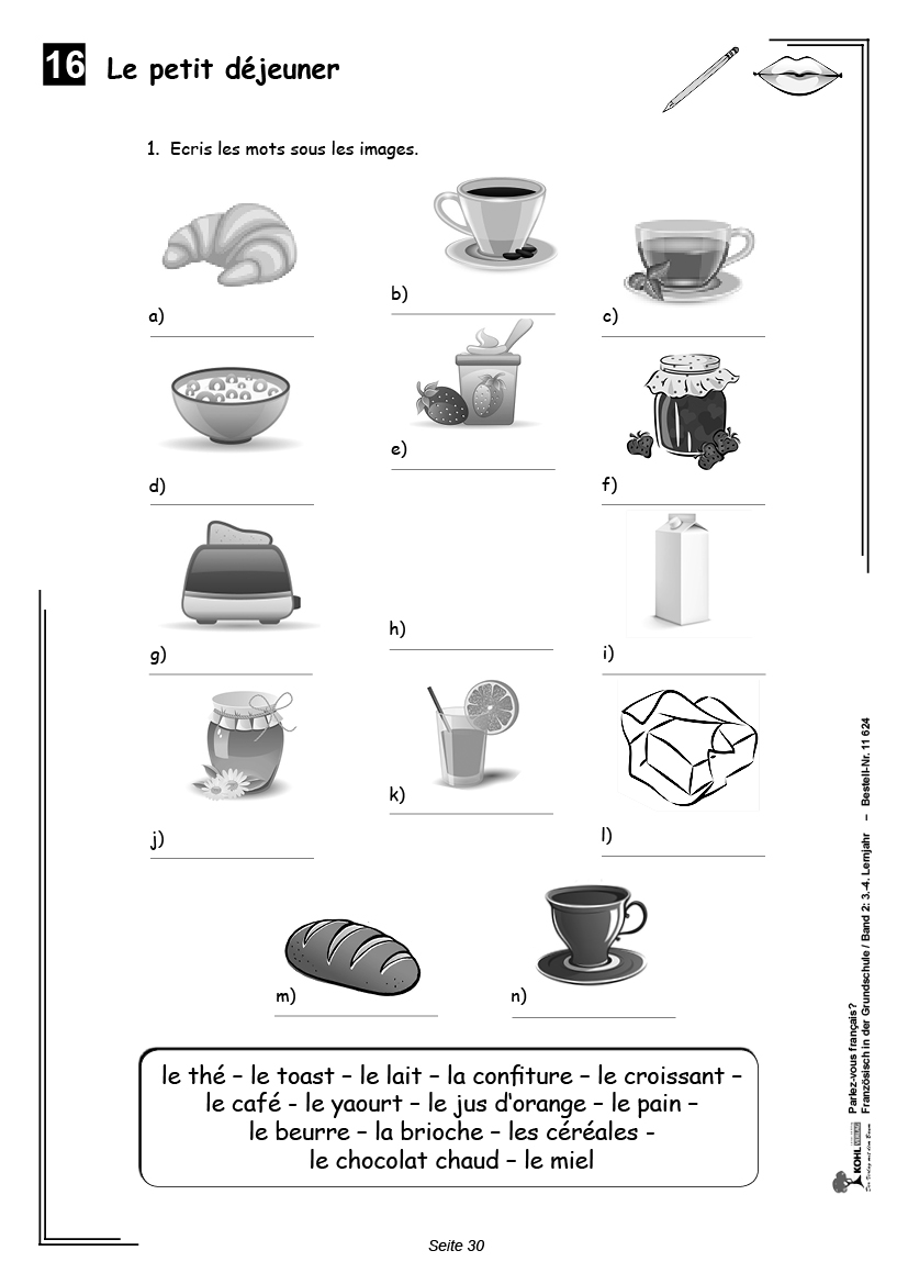 Parlez-vous francais? / 3.-4. Schuljahr