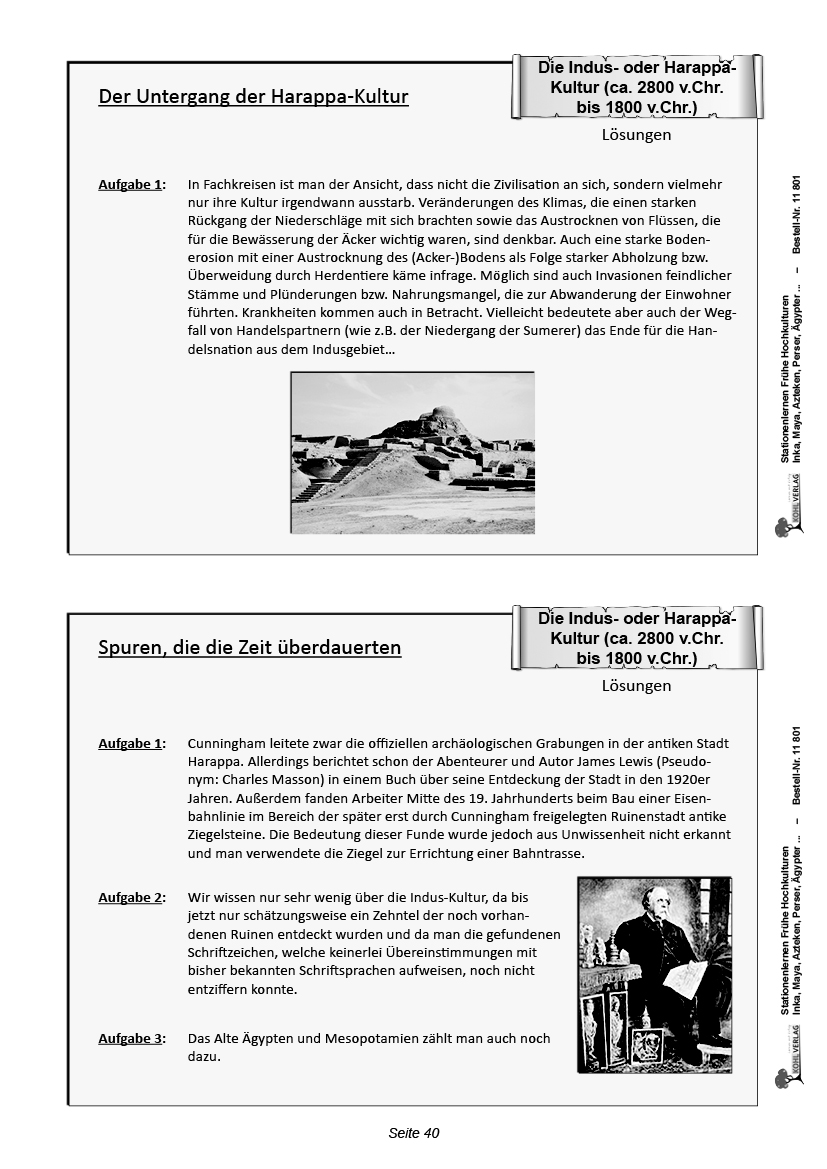 Stationenlernen Frühe Hochkulturen