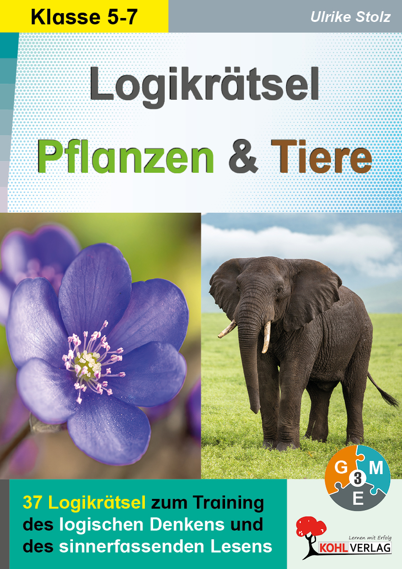Logikrätsel Pflanzen und Tiere