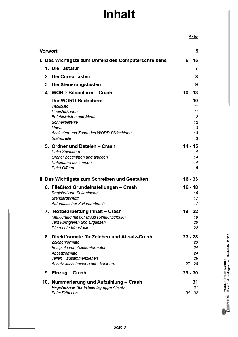 Word für die Schule / Band 1: Grundlagen