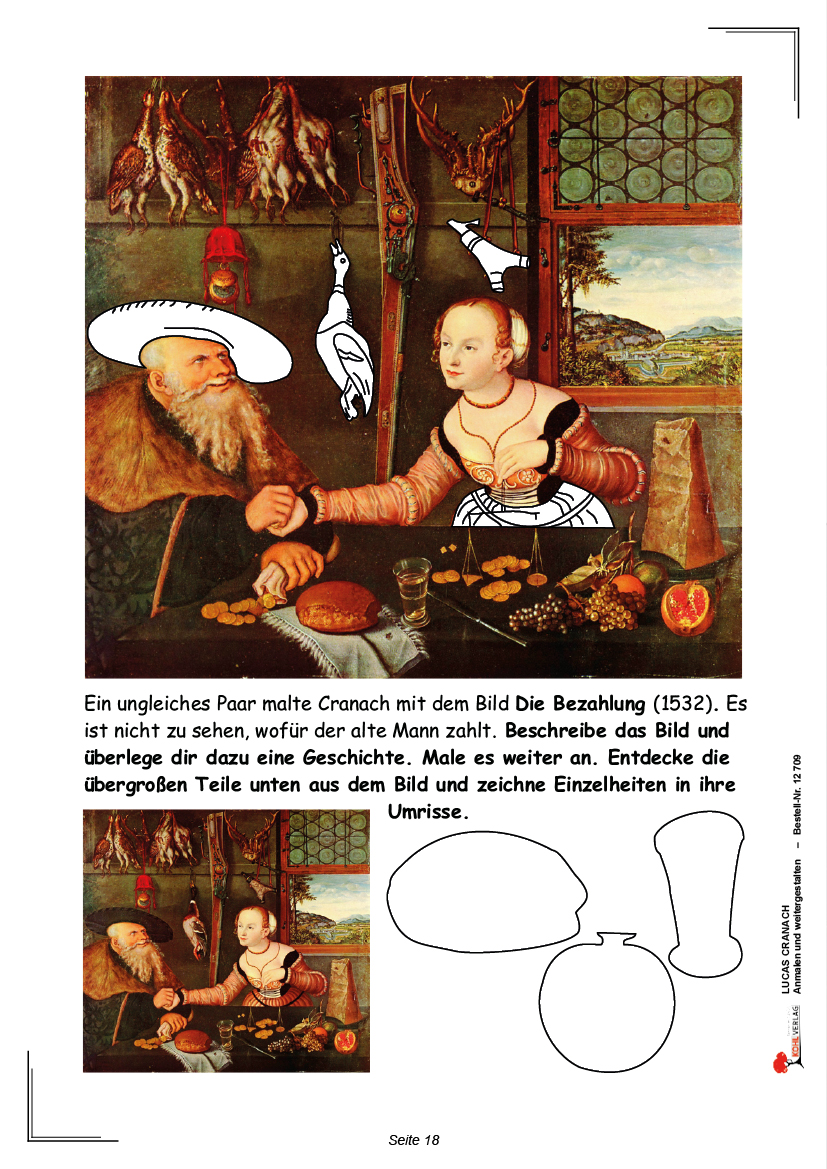 Lucas Cranach ... anmalen und weitergestalten