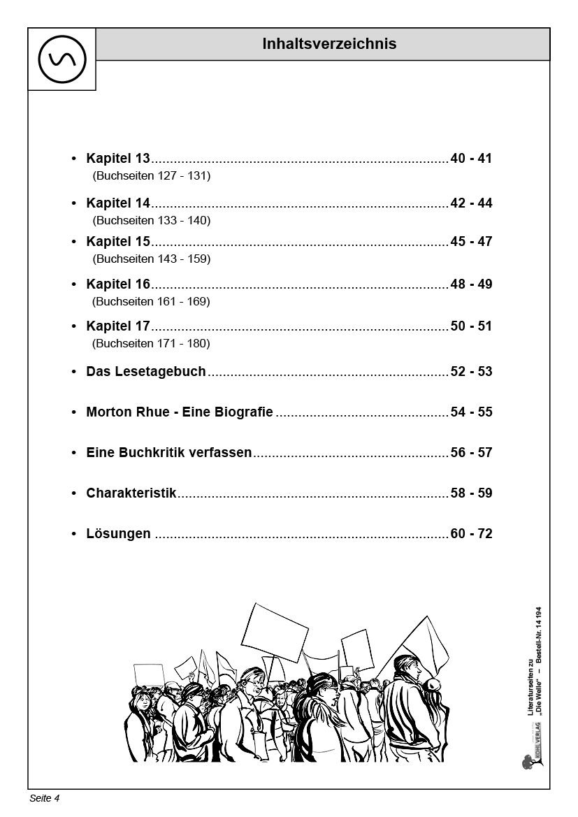 Die Welle - Literaturseiten