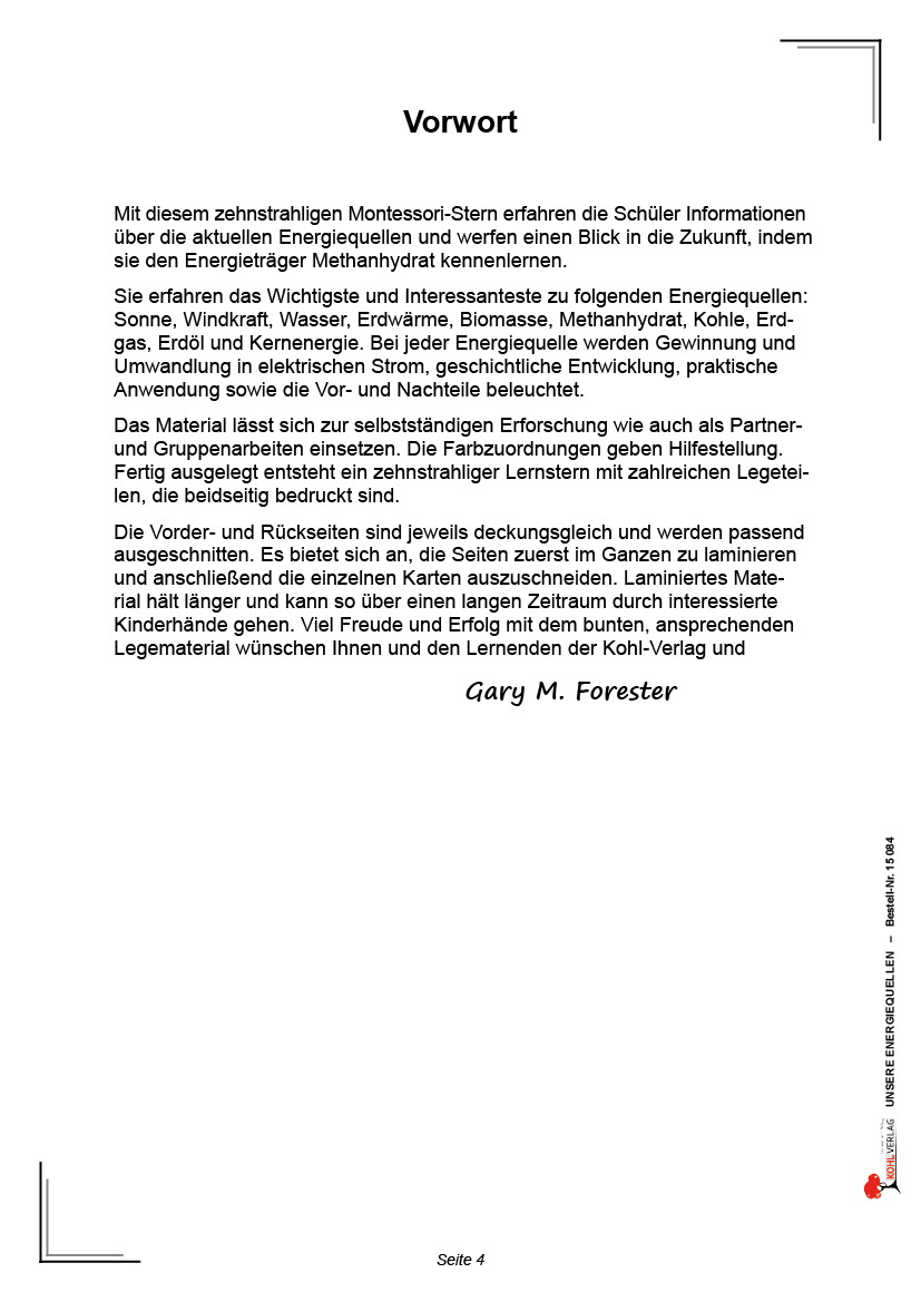 Unsere Energiequellen Unsere Energiequellen
