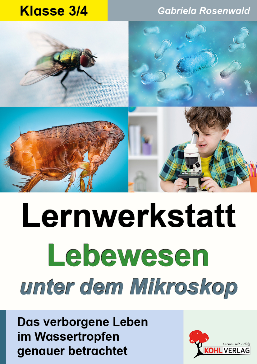 Lernwerkstatt Lebewesen unter dem Mikroskop / Klasse 3-4