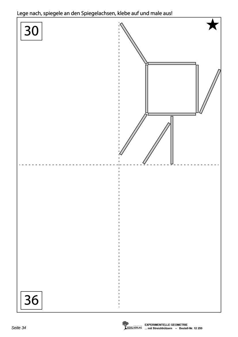 Experimentelle Geometrie mit Streichhölzern