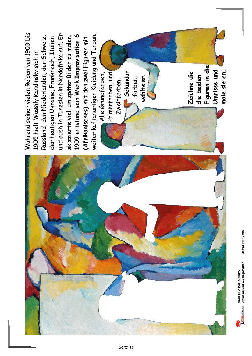 Wassily Kandinsky ... anmalen und weitergestalten