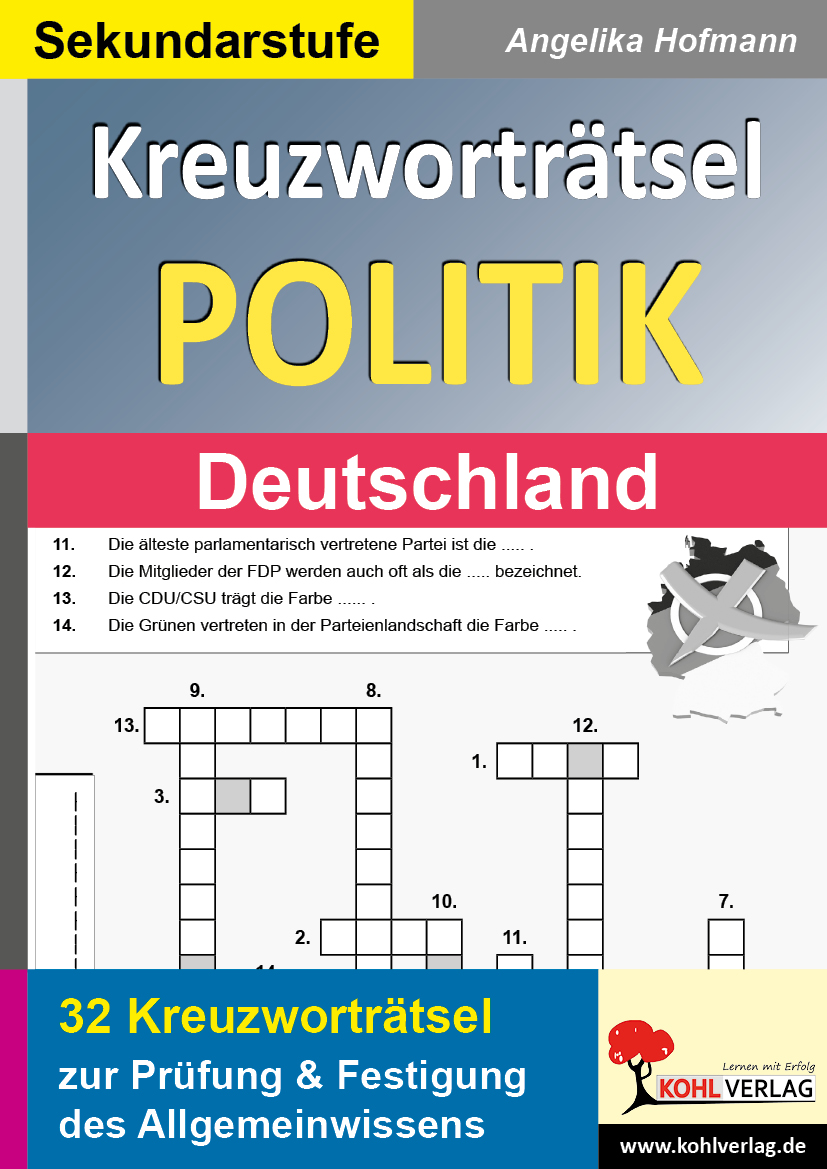 Kreuzworträtsel Politik / Deutschland Kreuzworträtsel Politik / Deutschland