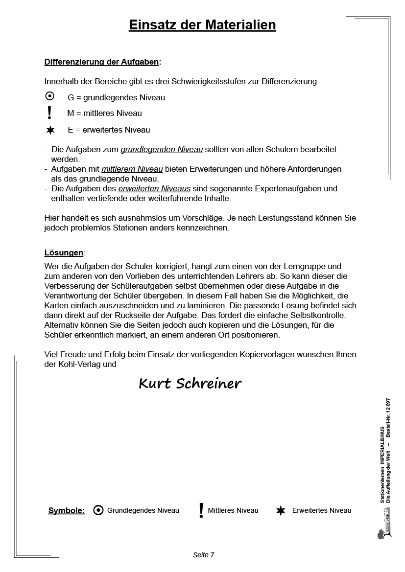 Stationenlernen Imperialismus Stationenlernen Imperialismus