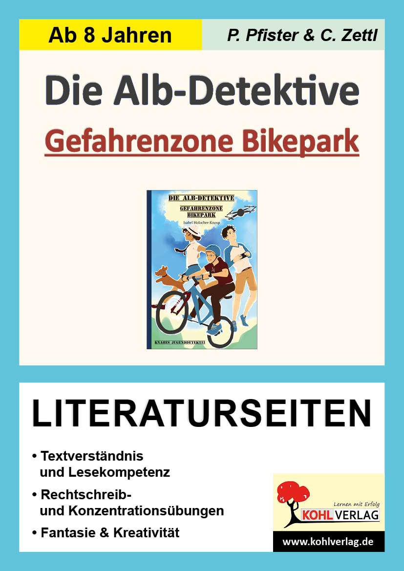 Die Alb-Detektive: Gefahrenzone Bikepark - Literaturseiten